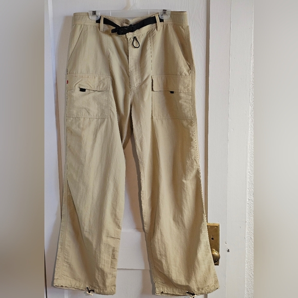 Men's Aesthetics Tan Belted Cargo Pants SZ 36 - Picture 2 of 9